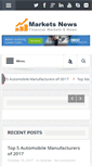 Mobile Screenshot of marketsnews.com